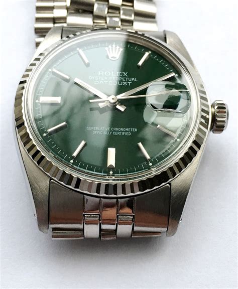 rolex vintage in oro day just|rolex day just green.